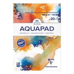 Blok akwarelowy AQUAPAD A2, 300g, 20 ark