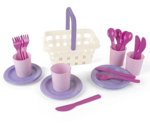 Zestaw piknikowy w koszyku MY LITTLE PRINCESS 2+