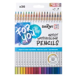 Kredki akwarelowe Darwi 36 kolorów