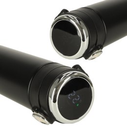 Kubek bidon termiczny z ustnikiem termos LED 350ml czarny