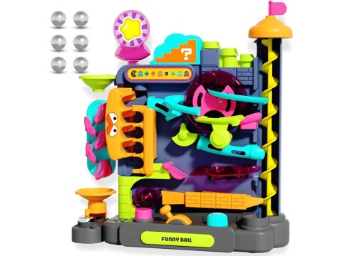 Kulkowy Tor Przeszkód Zjeżdżalnia Zjazd Dla Kulek Kulodrom Zabawka interaktywna