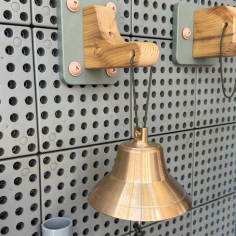 MASTERKIDZ Dzwonek Edukacyjny z Brązu Akcesoria Do Tablicy STEM