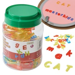 MASTERKIDZ Przezroczysty Alfabet 52 Kolorowe Literki Do Panelu Świetlnego STEM