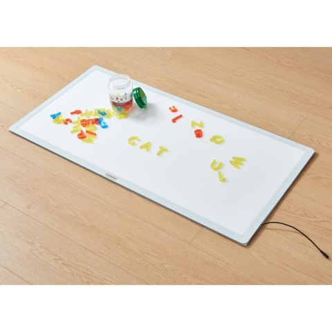 MASTERKIDZ Przezroczysty Alfabet 52 Kolorowe Literki Do Panelu Świetlnego STEM