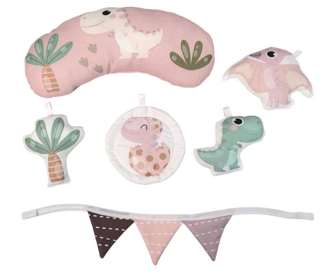 MILLY MALLY 6829 TinyMini CC9881 Mata edukacyjna Dino Pink