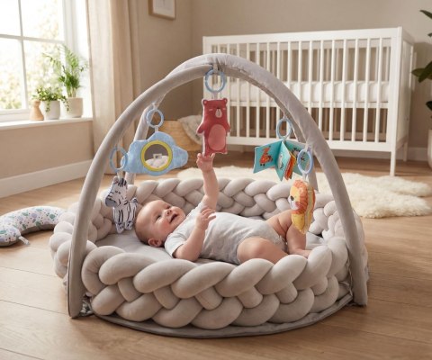 MILLY MALLY 6832 TinyMini 8676 Mata edukacyjna Warkocz