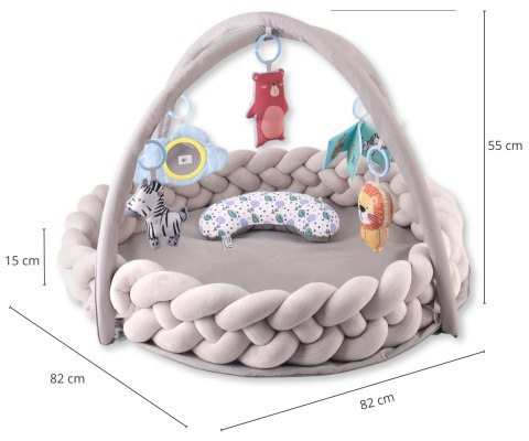 MILLY MALLY 6832 TinyMini 8676 Mata edukacyjna Warkocz