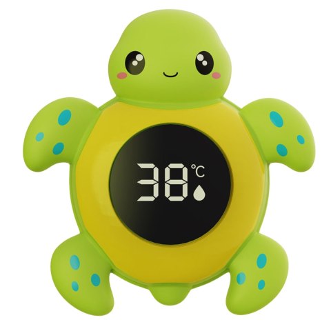 WOOPIE BABY Termometr do Kąpieli 2w1 Mierzenia Temperatury Wody i Pomieszczenia Żółwik