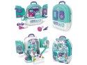 Zestaw Lekarski w Plecaku 3w1 Mały Doktor Walizka Plecak Domek Dla Lalek