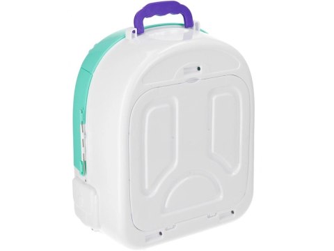 Zestaw Lekarski w Plecaku 3w1 Mały Doktor Walizka Plecak Domek Dla Lalek