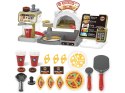 Zestaw do Pieczenia Pizzy Edukacyjna Zabawka Sklep Pizzeria Pizza Ekspres Do Kawy Kasa Fiskalna