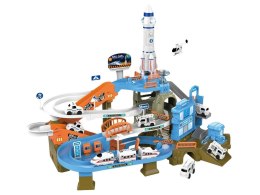 Zjazd Tor Samochodowy Parking Zjeżdżalnia Stacja Kosmiczna Rakieta