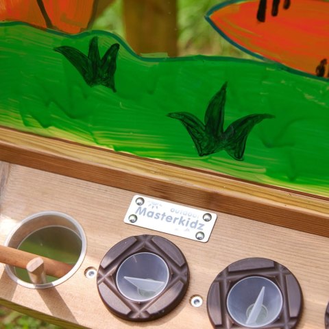 MASTERKIDZ 4 Stronna Tablica Przezroczysta Akrylowa Do Malowania + Kubeczki