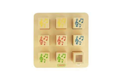 MASTERKIDZ Drewniany Sorter Sensoryczny Łączenie Dźwięków Montessori