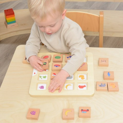 MASTERKIDZ Gra Dopasuj Cienie Łączenie w Pary Rozpoznawanie Przedmiotów Montessori