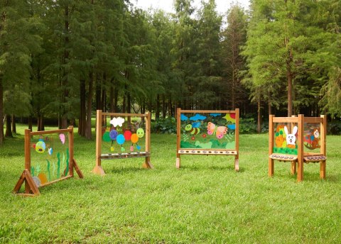 MASTERKIDZ Przezroczysta Akrylowa Tablica Malarska + Kubeczki