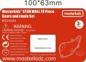 MASTERKIDZ Tablica Ścienna Koła Zębate i Łańcuch 79 El. Zbuduj własny mechanizm