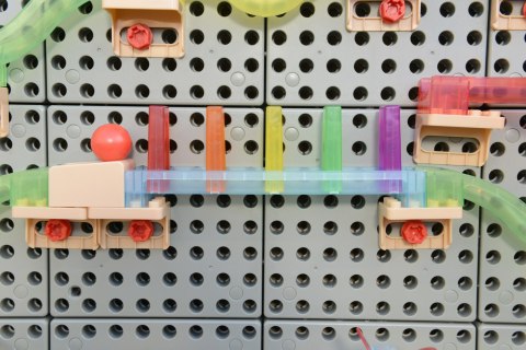 MASTERKIDZ Zestaw Konstrukcyjny Tor dla Piłek Tablica STEM 440elementów