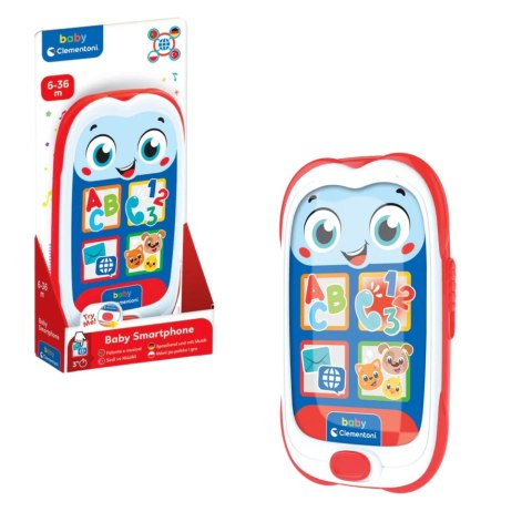 Interaktywny Mówiący Smartfon Telefon Dziecięcy Język Polski Turecki Portugalski Niemiecki Clementoni 17529