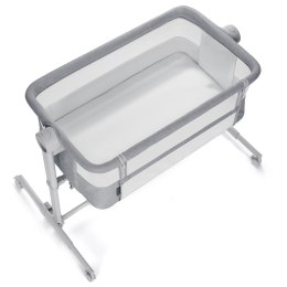 KINDERKRAFT Łóżeczko dostawne Nestee Up light grey