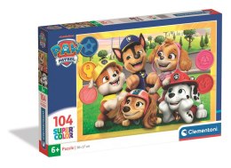 Puzzle 104 Super Color PSI PATROL Clementoni 25013