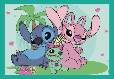 Puzzle 4w1 Super Color DISNEY STITCH Clementoni 21745