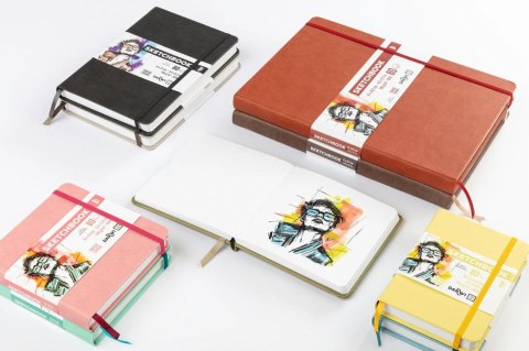 Szkicownik DARWI A6 140g Bladożółty