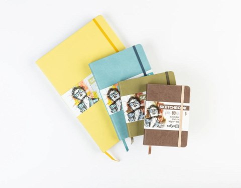 Szkicownik DARWI A6 140g Khaki