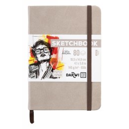 Szkicownik DARWI A6 140g Szarobrązowy