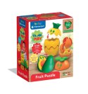 Zabawka Logiczna Kolorowe Owoce Awokado Ananas Pomarańcza Clementoni 17579