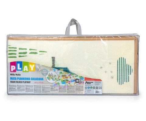 MILLY MALLY Mata piankowa składana Play Pastel Deer T1