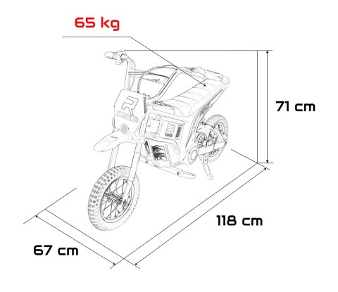 Pojazd Motor RZ56 MAX Zielony