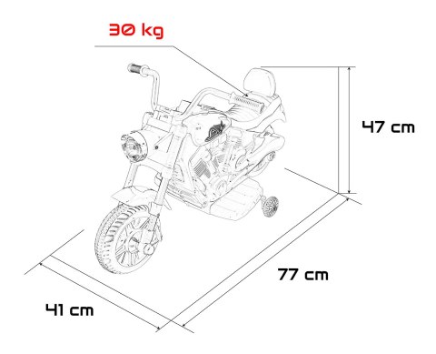 Pojazd Motor STAR Niebieski