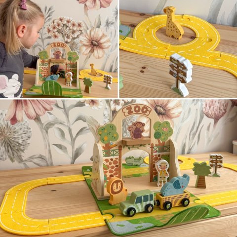 TOOKY TOY Zestaw Mini ZOO Przenośny Zestaw Torba Zwierzęta