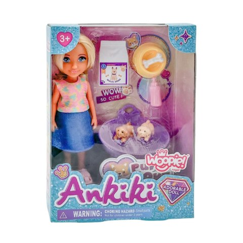 WOOPIE Zestaw Laleczka z Uroczymi Szczeniaczkami i Akcesoriami