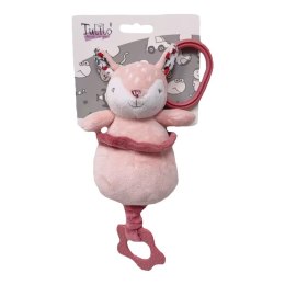 AXIOM 9561 Pozytywka Lisek różowy 14 cm