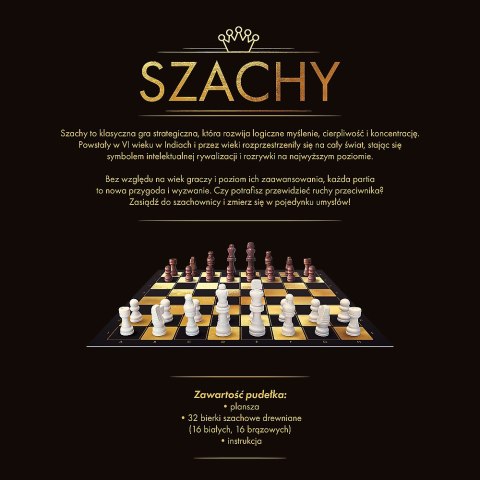 Gra klasyczna Szachy Drewniane Trefl 02892