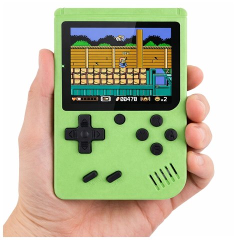 Gra Elektroniczna Konsola Retro 108w1 Ekran LCD Zielona