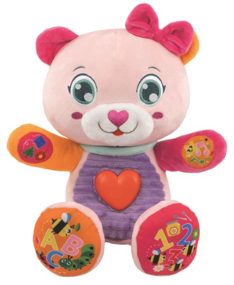 Interaktywna Misia Lila Mówiąca Maskotka Język Polski Clementoni 50387