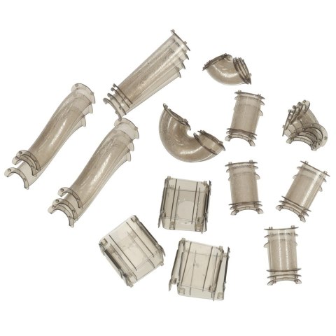 Klocki magnetyczne magnetic sticks marble tor kulkowy z dźwiękiem muzyką grający 118 elementów