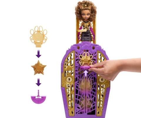 Mattel JBG80 Monster High Straszysekrety Clawdeen Wolf