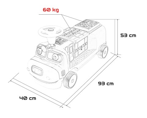 Pojazd Lokomotywa Stacyjkowo Niebieska