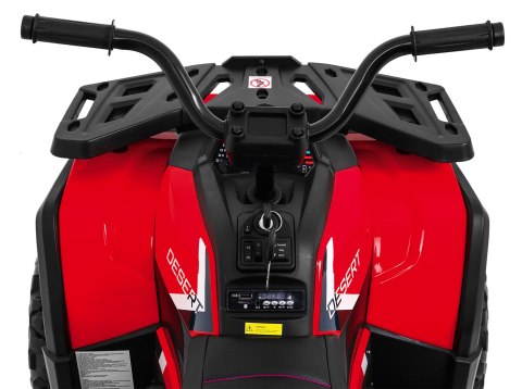 Pojazd Quad ATV Desert Czerwony