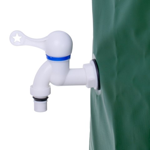 Pojemnik LUARO zbiornik na deszczówkę z kranem beczka na wodę deszczową składana 500 litrów