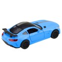 Samochód Sportowy Metalowy Otwierane Drzwi Światła Dźwięki Niebieski 1:32