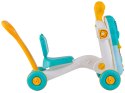 Wielofunkcyjny Interaktywny Jeździk Pchacz Chodzik Edukacyjny Stolik Grający 4w1 Niebieski