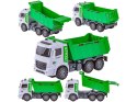 Zestaw 6 Pojazdów Ciężarowych Ciężarówka Tir Ciągnik Wywrotka Śmieciarka Beczkowóz