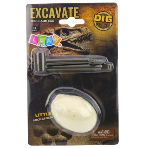 Zestaw Archeologiczny Wykopaliska Jajo Dinozaura Figurka Narzędzia