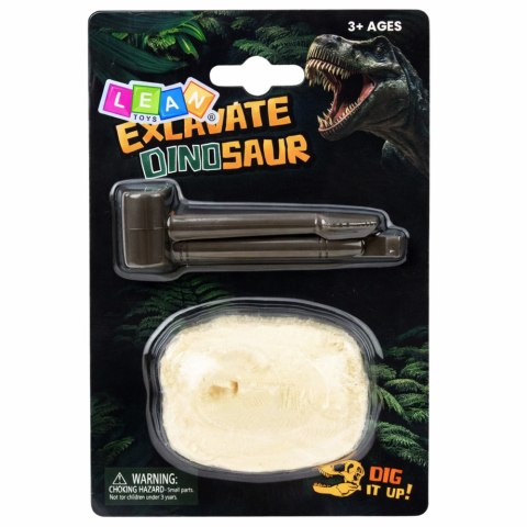 Zestaw Archeologiczny Wykopaliska Kamień z Dinozaurem Figurka Narzędzia