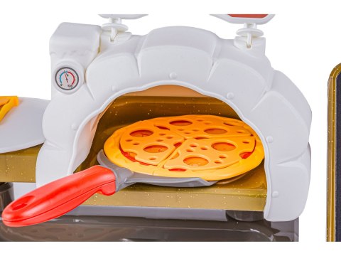 Zestaw do Pieczenia Pizzy Edukacyjna Zabawka Sklep Pizzeria Pizza Ekspres Do Kawy Kasa Fiskalna